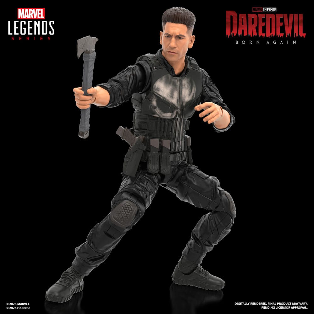 Daredevil: Nato di nuovo Marvel Legends Action Figure Punisher 15 cm